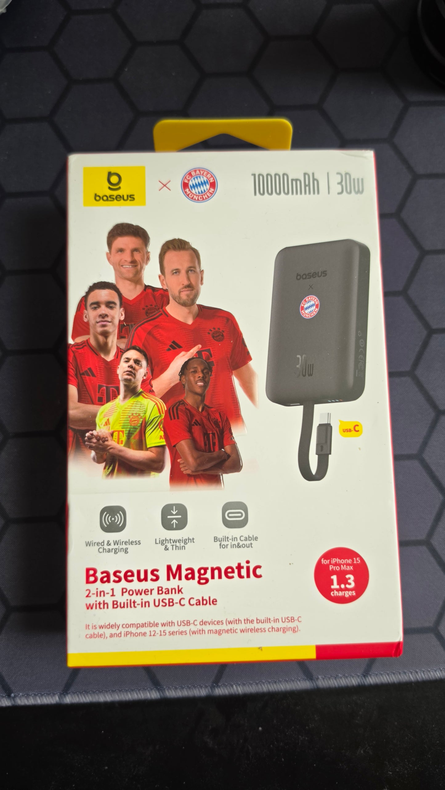 Baseus FC Bayern Edition סוללה ניידת